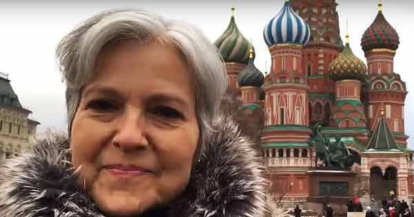 Jill Stein in Red Square to visit Putin